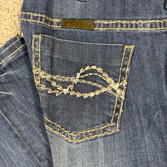 Cowgirl Tuff Embroidered Bozeman 29 X 37 Bootcut Flare Jeans Rodeo Western - Picture 3 of 8